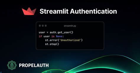 Streamlit supports many uses Every single data analysis team needs to create apps. . Streamlit authentication